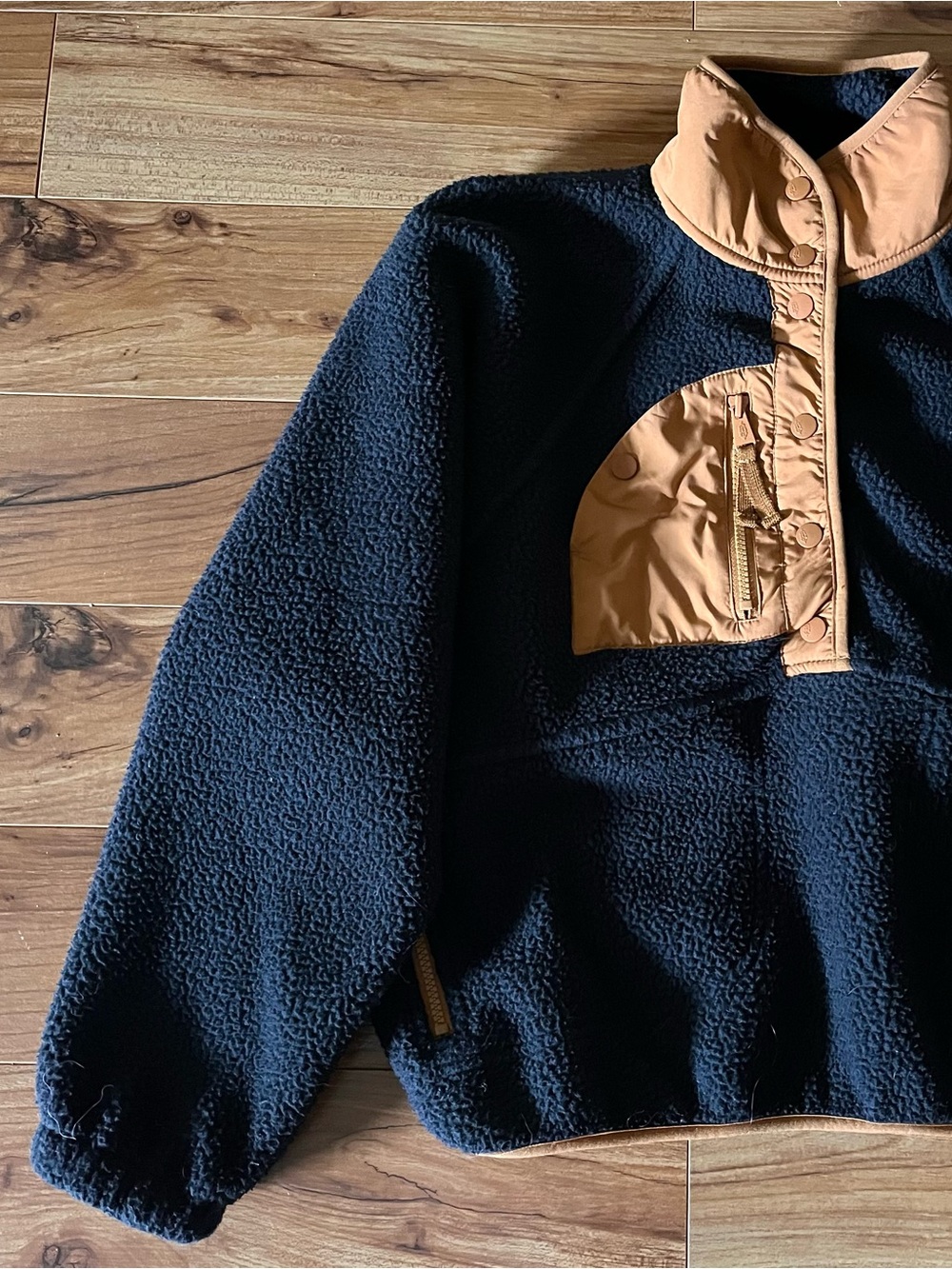 FP Movement Hit The Slopes Colorblock Fleece Pullover Small - Picture 13 of 16